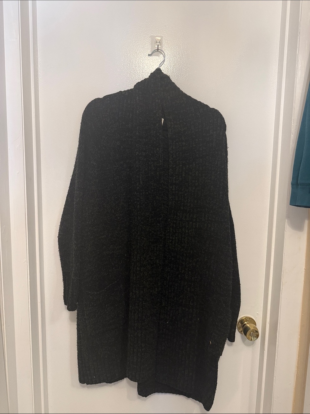 a new day dark green Open-Front Women's Cardigan